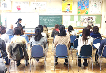 PTAの保護者向けの姿勢教室